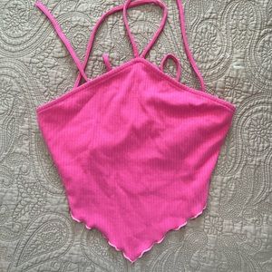 Wild Fable Bandana Halter Crop Top